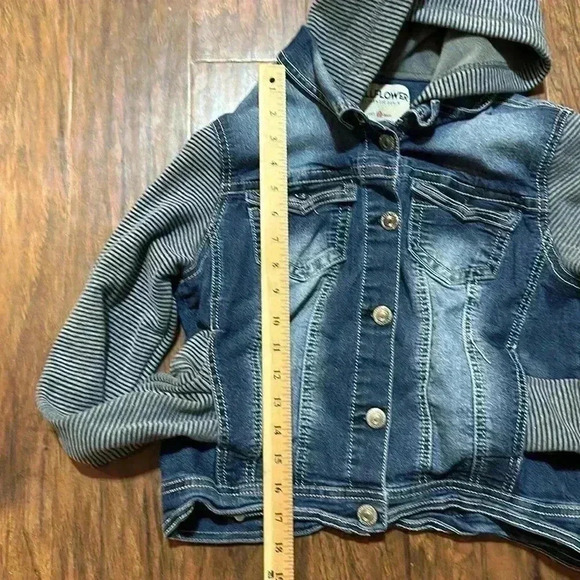 Wallflower Super soft hooded denim sweater jacket The Dreamer Fit. - Picture 4 of 8